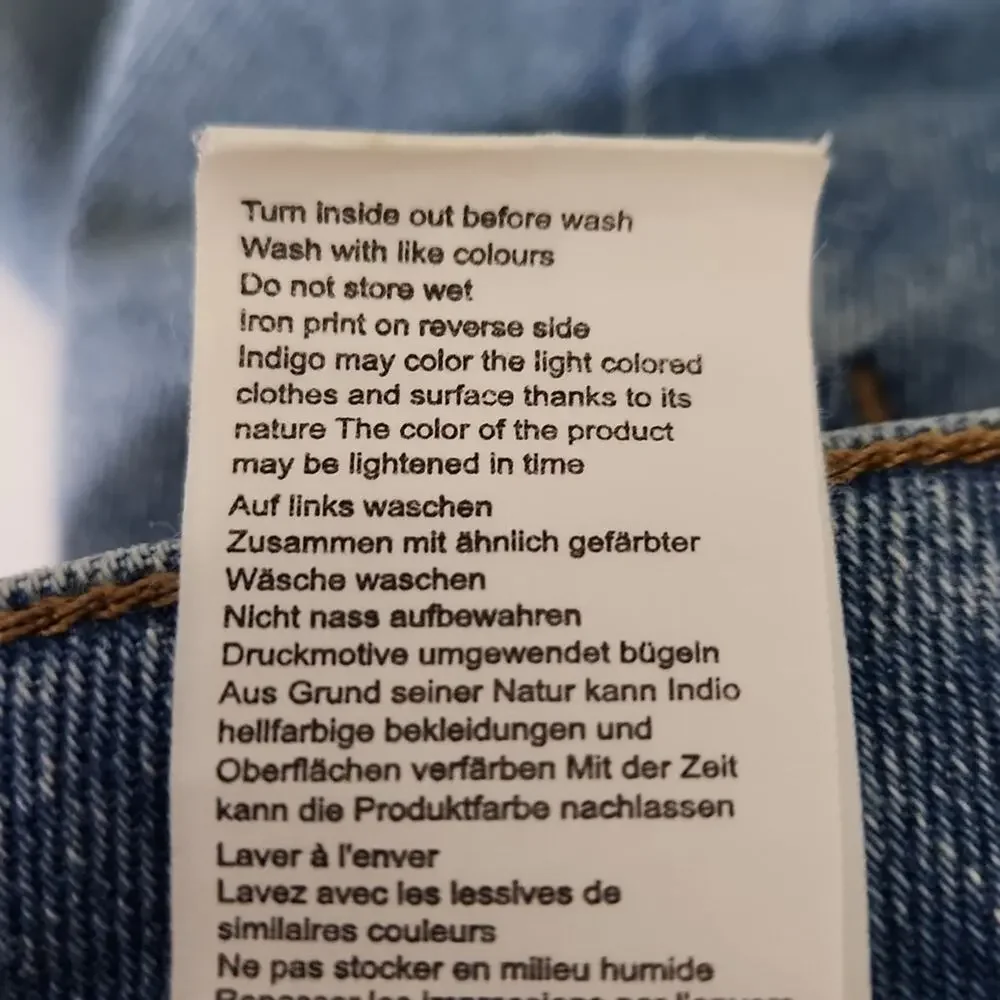 GDW General Denim Works Women's Light Wash Skinny Jeans Size‎ 26 Zip Button NWT